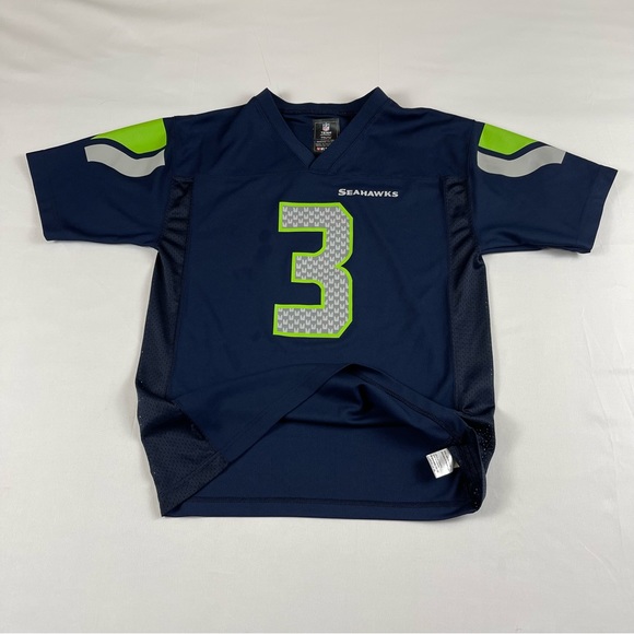 NFL Seattle Seahawks Russell Wilson Kids Football Jersey Youth Boys L (14/16) - Picture 2 of 13
